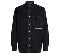 KARL LAGERFELD JEANS, Homme, Chemise en Jean Régulier, Coupe Régulier, Noir, L