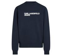 Karl Lagerfeld Jeans Homme Regular Essential Logo Sweatshirt Black Iris XL