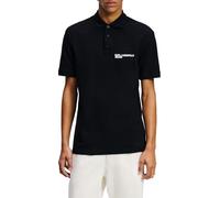 Karl Lagerfeld Jeans A2m17094 Regular Fit Short Sleeve Polo Noir L Homme