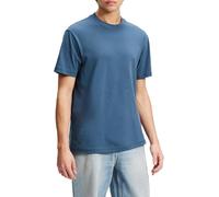 KARL LAGERFELD JEANS Homme T-Shirt À Manches Courtes avec Patch en Caoutchouc Coupe Régulière, Bleu, XL