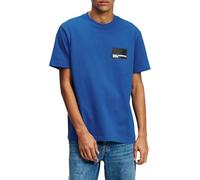 Karl Lagerfeld Jeans Homme Regular Short Sleeve Box Logo T-Shirt KLJ Blue M