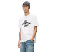 Karl Lagerfeld Jeans Homme Regular Short Sleeve Graffiti T-Shirt White L