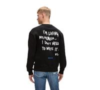 Karl Lagerfeld Jeans Homme Relaxed Karlismall Sweatshirt Black L
