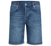 Karl Lagerfeld Jeans, Homme, Short en Denim, Coupe Régulière, Bleu Foncé Délavé, 28