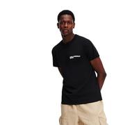 KARL LAGERFELD JEANS, Homme, T-Shirt Slim À Manches Courtes avec Logo Essentiel, Coupe Slim, Noir, L