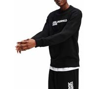 Karl Lagerfeld Jeans, Homme, Sweat À Logo Essential, Coupe Régulière, Noir, L