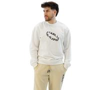 Karl Lagerfeld Jeans Reg Multi Ring Sweatshirt Blanc S Homme