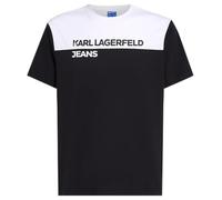 KARL LAGERFELD JEANS Homme T-Shirt À Manches Courtes Coupe Régulière, Multicolore, M