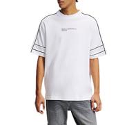 Karl Lagerfeld Jeans Relaxed Piping Tee T-Shirt, Blanc, XL Hommes