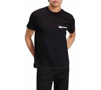 KARL LAGERFELD JEANS, Homme, T-Shirt Slim À Manches Courtes avec Logo Essentiel, Coupe Slim, Noir, L