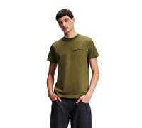 Jean Karl Lagerfeld, Homme, T-Shirt Slim À Manches Courtes, Vert Lierre, TRÈS Petit