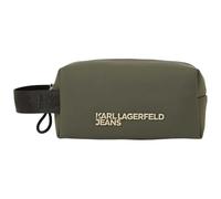 KARL LAGERFELD JEANS, Homme, Trousse De Toilette En Enduit Pu, Vert, One size
