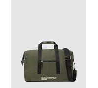 Karl Lagerfeld Jeans Homme Weekender en PU Enduit Vert, One Size