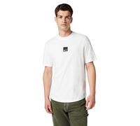 Karl Lagerfeld Jeans Hommes Regular Curved Hem Slub T-Shirt White S