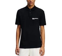 KARL LAGERFELD JEANS Homme Regular Pique Polo Noir L