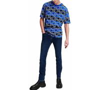 KARL LAGERFELD JEANS KLJ Skinny Denim Jeans, Bleu Foncé Délavé, 28W x 30L Men's