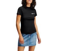 Karl Lagerfeld Jeans KLJ Slim Short Sleeve Essential Logo Tee T-Shirt, Noir, L Femmes