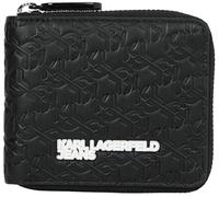 Karl Lagerfeld Jeans, Men's, Essential Wallet Embossed, Accessoire Portefeuille de Voyage pour Homme, Noir, Taille Unique