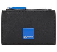 Karl Lagerfeld Jeans, PorteCartes Zippé avec Logo Encadré, pour Femme, Noir, One Size
