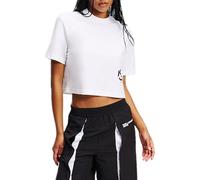 Karl Lagerfeld Jeans Regular Cropped Monogram Tee T-Shirt, Blanc, XL Femmes
