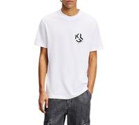 Karl Lagerfeld Jeans Regular Monogram Tee T-Shirt, Blanc, XL Hommes