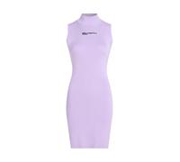 Karl Lagerfeld Jeans, Femme, Robe en Maille sans Manches À Col Montant, Coupe Moulante, Violet, L