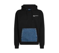 KARL LAGERFELD JEANS Sweat-shirt bleu denim / noir, Taille XL
