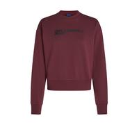KARL LAGERFELD JEANS Sweat-shirt bordeaux / noir, Taille XL