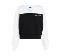 KARL LAGERFELD JEANS Sweat-shirt noir / blanc, Taille S