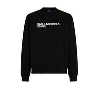 KARL LAGERFELD JEANS Sweat-shirt noir / blanc, Taille XS