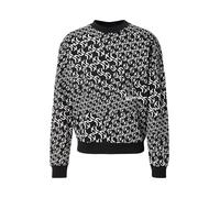 KARL LAGERFELD JEANS Sweat-shirt noir / blanc, Taille XS