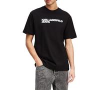 Karl Lagerfeld Jeans Regular Short Sleeve Essential Tee T-Shirt, Noir, M Hommes