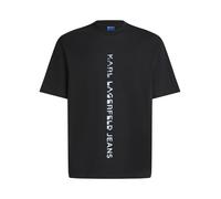 KARL LAGERFELD JEANS T-Shirt noir / blanc, Taille L