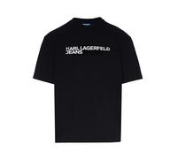 KARL LAGERFELD JEANS T-shirt noir / blanc, Taille S