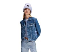 KARL LAGERFELD JEANS, Veste En Jean Femme, Coupe Classique, Bleu, XL
