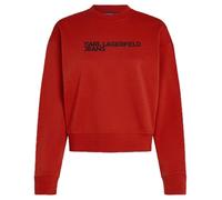 KARL LAGERFELD JEANS, Women's, Essential Logo Sweat, Regular Fit, Rouge, M Femme
