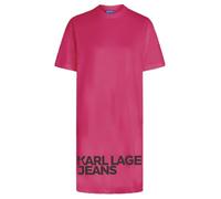 Karl Lagerfeld Jeans, Women's, Logo Tee Dress Robe, Rose, XL Femmes