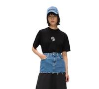 Karl Lagerfeld Jeans B1w17086 Short Sleeve T-shirt Noir L Femme
