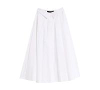 Karl Lagerfeld - Jupe en popeline - Femme - Jupes - Blanc - Taille: 38 FR