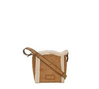 Karl Lagerfeld - K/Circle Small Shearling Bucket Bag - Femme - Sacs - Brun - Taille: ONE Size