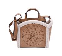 Karl Lagerfeld - K/Circle Small Tote Shearling - Femme - Sacs - Beige - Taille: ONE Size