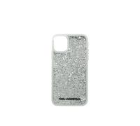 Karl Lagerfeld - K/Ikonik Glitter Case iP11 - unisex - Accessoires - Gris - Taille: ONE Size