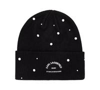 Karl Lagerfeld - K/Rsg Pearls Beanie - Femme - Accessoires - Noir - Taille: ONE Size