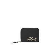 Karl Lagerfeld K/Signature - Portefeuille zippé taille moyenne Noir 240W3202-NOIR
