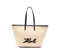 Karl Lagerfeld - K/Signature Tote Bag - Femme - Sacs - Beige - Taille: ONE Size