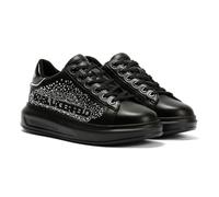 KARL LAGERFELD Kapri Konstellation Baskets Noires en Cuir pour Femmes - EUR 38