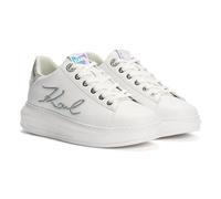Sneakers femme Karl Lagerfeld Signia KL62510A - Blanc - Cuir - Lacets