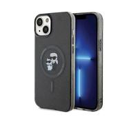 Karl Lagerfeld Karl & Choupette Glitter Étui MagSafe, Noir - iPhone 15 Plus