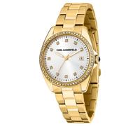 Karl Lagerfeld Karl Lagerfeld Round Essentials R0553101505 - Femme - 35 mm - Quartz - Verre minéral