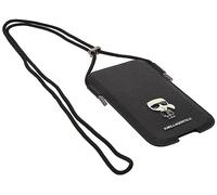 Karl Lagerfeld KHCP12MOPHKMK Saffiano Ikonik Karl's Sac de transport Noir 6,1"